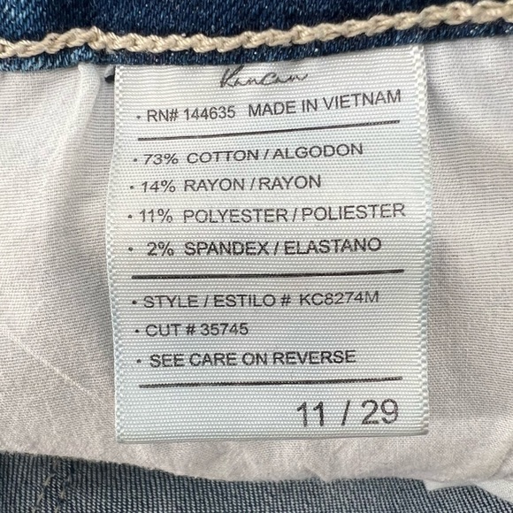 KanCan Rough Hem Distressed Jeans Size 11 Women’s - Picture 4 of 5